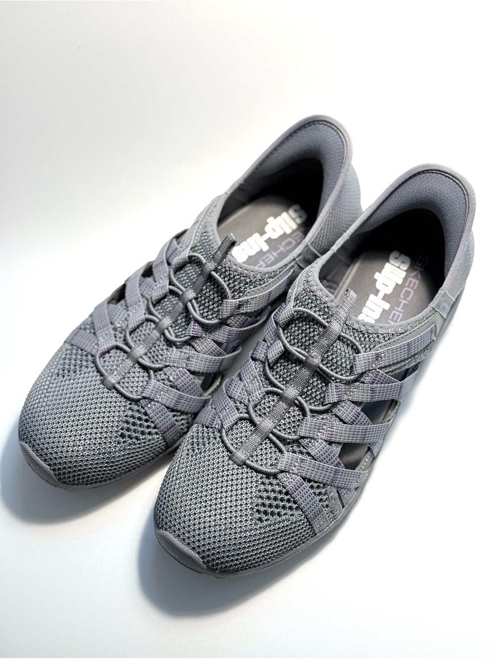 Skechers Hands Free Slip-ins Relaxed Fit Reggae Fest 2.0 Neap Tide Grey Shoes 9